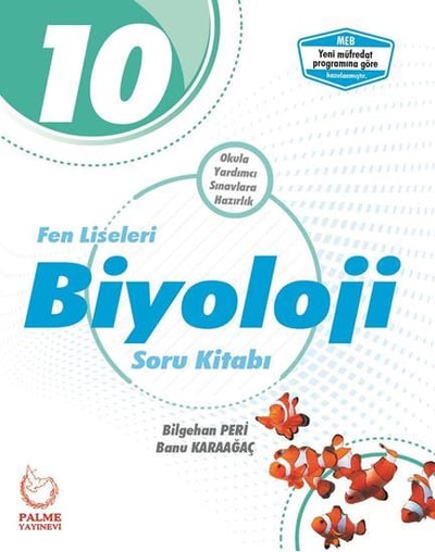 PALME YAYINEVİ 10.SINIF FEN LİSELERİ BİYOLOJİ SORU KİTABI 