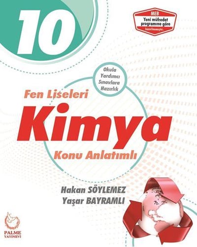 PALME YAYINEVİ 10.SINIF FEN LİSELERİ KİMYA KONU ANLATIMLI 