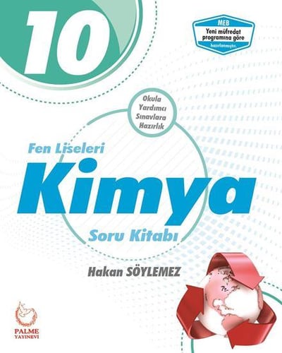 PALME YAYINEVİ 10.SINIF FEN LİSELERİ KİMYA SORU KİTABI 