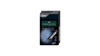 PASİF FABER MİN SUPER FINE 0.7MM 2B 75MM T.BLACK 20 Lİ TÜP 127774