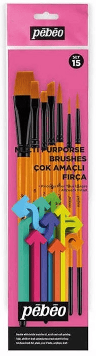 PEBEO FIRÇA SETİ SET-15 7 Lİ ÇOK AMAÇLI NO:2-4-6-8-3/4-1/4