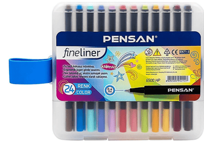 PENSAN FINELINER 6500 HP 24 LÜ NEON PVC KUTU