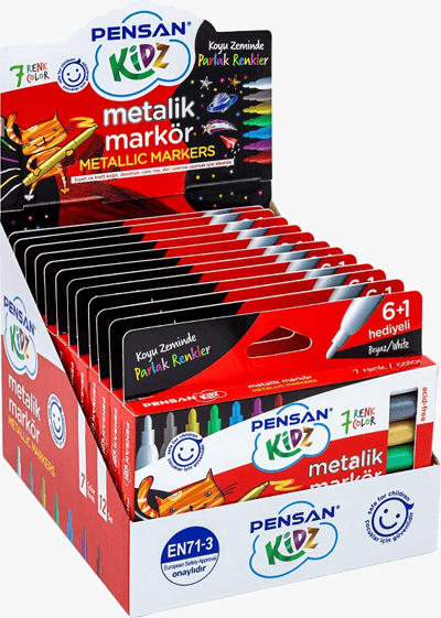 PENSAN KİDZ MARKÖR METALİK 7 RENK 99930