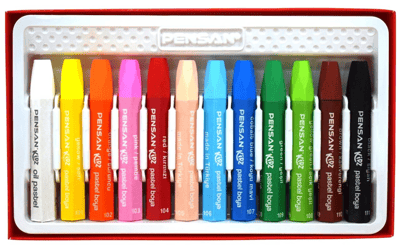 PENSAN KİDZ PASTEL BOYA 98060 KARTON KUTU 12 RENK