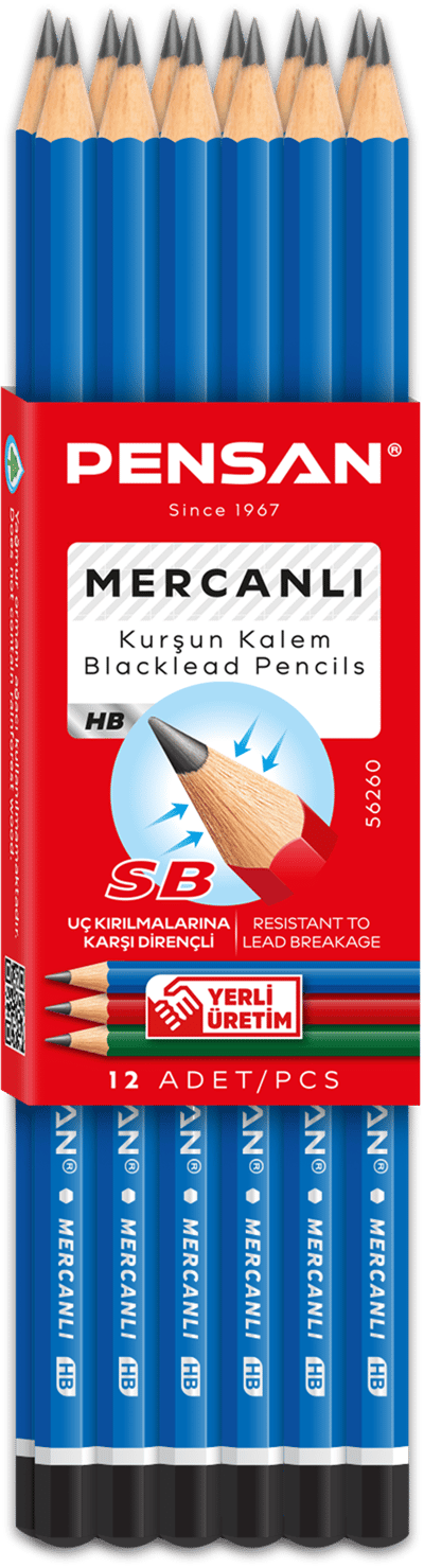 PENSAN KURŞUN KALEM MERCANLI 56260
