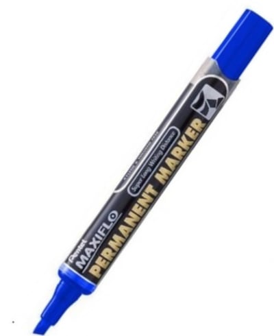 PENTEL PERMANENT MARKÖR NLF60 KESİK UÇ MAVİ Y NLF60-C