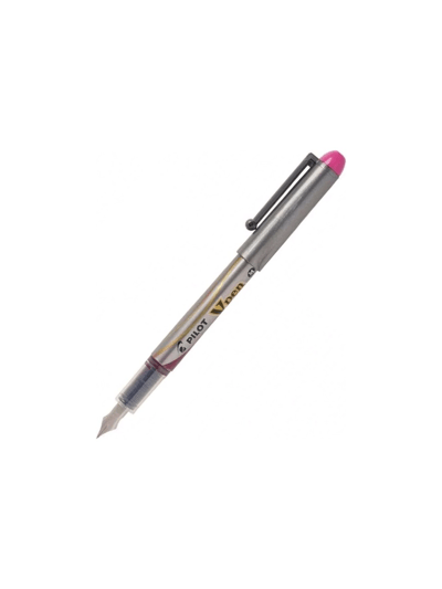 PILOT DOLMAKALEM V-PEN SILVER PEMBE SVP-4M-P