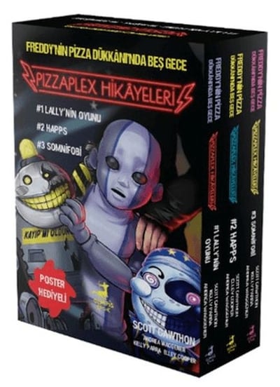 Pizzaplex'ten Hikayeler 3 Kitaplık Kutulu Set - Freddy'nin Pizza Dükkanı'nda Beş Gece