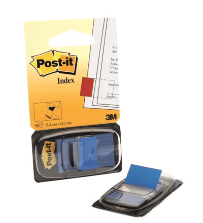 POST-IT INDEX İŞARET BANDI TEKLİ MAVİ 50 YP 680-2 520800447900