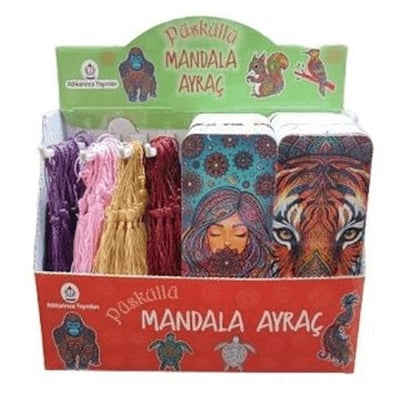 Püsküllü Mandala Ayraç Yetişkinler İçin (400'lü Set)