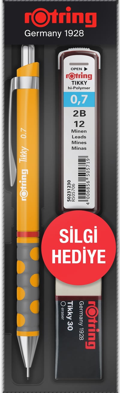 ROTRİNG VERSATİL KALEM TIKKY OKUL SETİ 0.7 MANGO TURUNCU (YENİ)