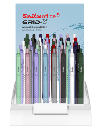 SCRIKSS OFFICE VERSATİL KALEM GRID-X 0.5-0.7 40 LI STAND