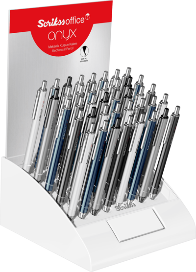 SCRIKSS OFFICE VERSATİL KALEM ONYX 0.5 - 0.7 40 LI STAND