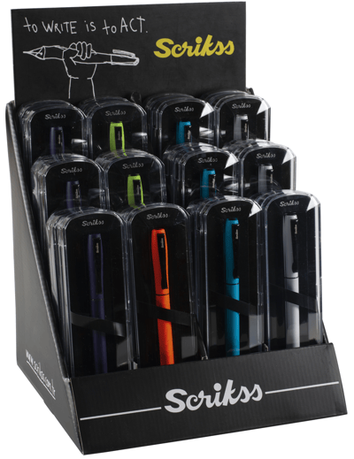 SCRIKSS ROLLER KALEM KARNAVAL 24 LÜ STAND COLOR