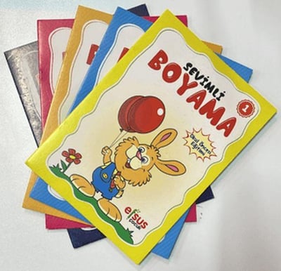 Sevimli Boyama Seti (5 Kitap)
