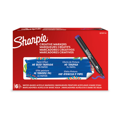 SHARPIE AKRİLİK MARKÖR YUVARLAK UÇ LİLA 2218114
