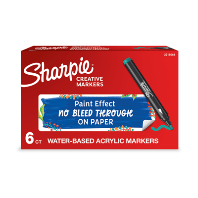 SHARPIE AKRİLİK MARKÖR YUVARLAK UÇ YEŞİL 2218066