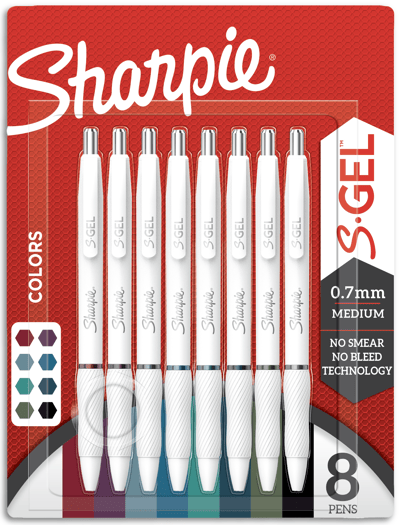 SHARPIE JEL KALEM S-GEL FASHION KARIŞIK RENK 8 Lİ 2208551