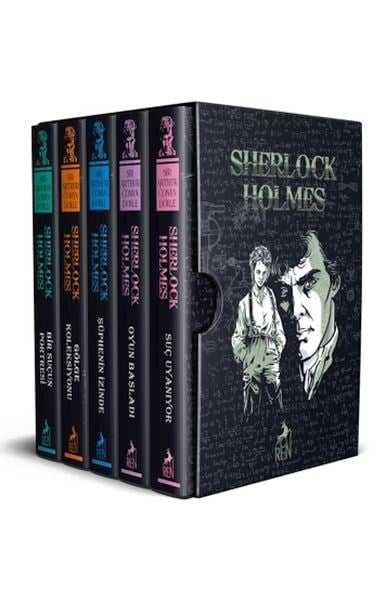 Sherlock Holmes 5 Kitap Özel Baskı Ciltli Set