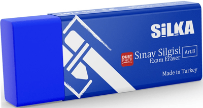 SİLKA SİLGİ SINAV MAVİ 20 Lİ ART.8
