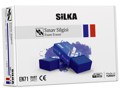 SİLKA SİLGİ SINAV MAVİ 24 LÜ ART.9