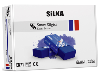 SİLKA SİLGİ SINAV MAVİ 30 LU ART.10