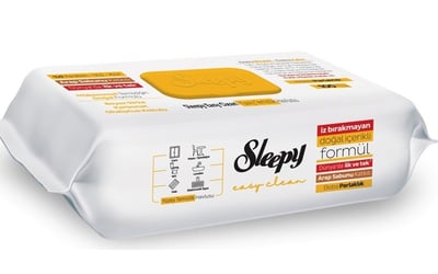 Sleepy Easy Clean Yüzey Temizlik Havlusu - Arap Sabunu Katkılı (100'Lü)