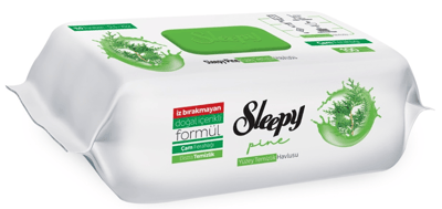 SLEEPY EASY CLEAN YÜZEY TEMİZLİK HAVLUSU 100 LÜ DOĞA SERİSİ ÇAM FERAĞLIĞI (YEŞİL)