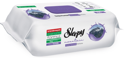 SLEEPY EASY CLEAN YÜZEY TEMİZLİK HAVLUSU 100 LÜ DOĞA SERİSİ DAĞ ESİNTİSİ (MOR)