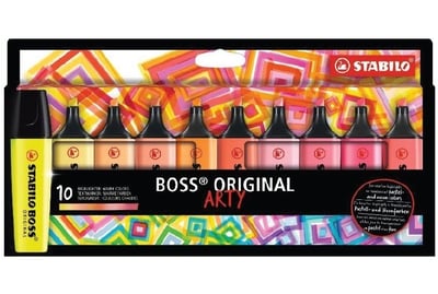 Stabilo Fosforlu Kalem Boss Original Set 10'Lu Sıcak Renkler 70/10-1-20