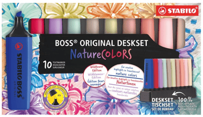 STABILO FOSFORLU KALEM BOSS WILDFLOWERS 10 LU PAKET 7010-3-5 51014225