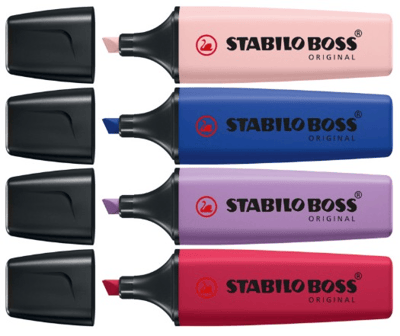 STABILO FOSFORLU KALEM BOSS WILDFLOWERS 4 LÜ PAKET EO70/4-1-103-5 51014224