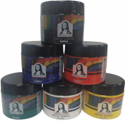 SÜDOR AKRİLİK BOYA SET MONALISA 6 LI ANA RENK 125 ML MA125-X6-1