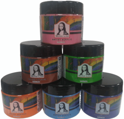SÜDOR AKRİLİK BOYA SET MONALISA 6 LI ARA RENK 125 ML MA125-X6-2