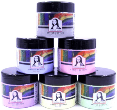 SÜDOR AKRİLİK BOYA SET MONALISA 6 LI PASTEL RENK 125 ML MA125-X6-3