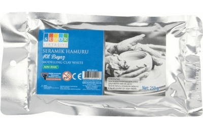 SÜDOR KİL SERAMIK 250 GR BEYAZ KİL251