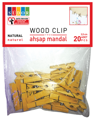 SÜDOR MANDAL BÜYÜK NATÜREL AHŞAP 3.5CM 20Lİ BS129