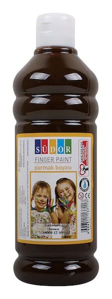 SÜDOR PARMAK BOYASI 500 ML KAHVERENGİ SD8009-12