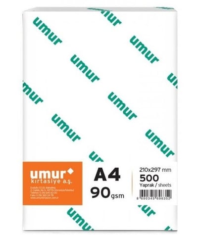 Umur Gramajli Fotokopi Kağidi A4  90 Gr 500 Lü 30002419