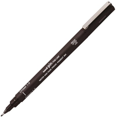 UNİ DRAWING PEN KESİK UÇ PINCS1-200 1.0 SİYAH