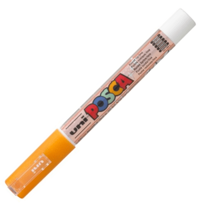 UNİ POSTER MARKÖRÜ POSCA PC-3M 0.9-1.3 AÇIK TURUNCU