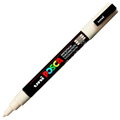 UNİ POSTER MARKÖRÜ POSCA PC-3M 0.9-1.3 BEJ