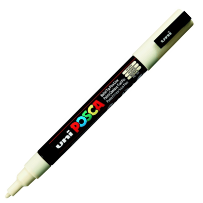 UNİ POSTER MARKÖRÜ POSCA PC-3M 0.9-1.3 FİLDİŞİ