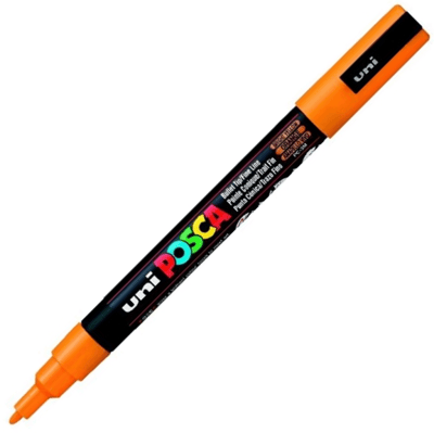 UNİ POSTER MARKÖRÜ POSCA PC-3M 0.9-1.3 PARLAK SARI