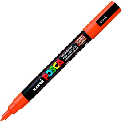 UNİ POSTER MARKÖRÜ POSCA PC-3M 0.9-1.3 TURUNCU