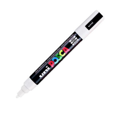 UNİ POSTER MARKÖRÜ POSCA PC-5M 1.8-2.5 BEYAZ