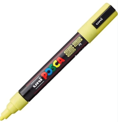 UNİ POSTER MARKÖRÜ POSCA PC-5M 1.8-2.5 GÜNEŞ SARISI