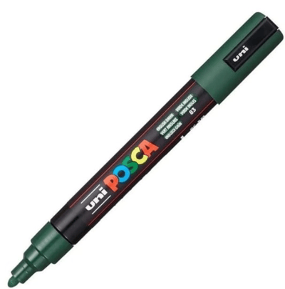 UNİ POSTER MARKÖRÜ POSCA PC-5M 1.8-2.5 İNGİLİZ YEŞİLİ