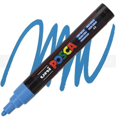 UNİ POSTER MARKÖRÜ POSCA PC-5M 1.8-2.5 PRUSYA MAVİSİ