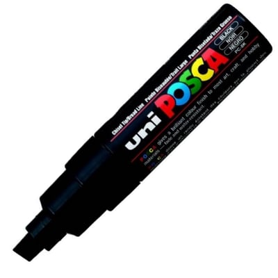 UNİ POSTER MARKÖRÜ POSCA PC-8K 8.0 SİYAH